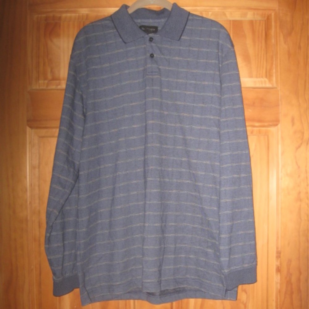 Van Heusen Long Sleeve Polo Shirt